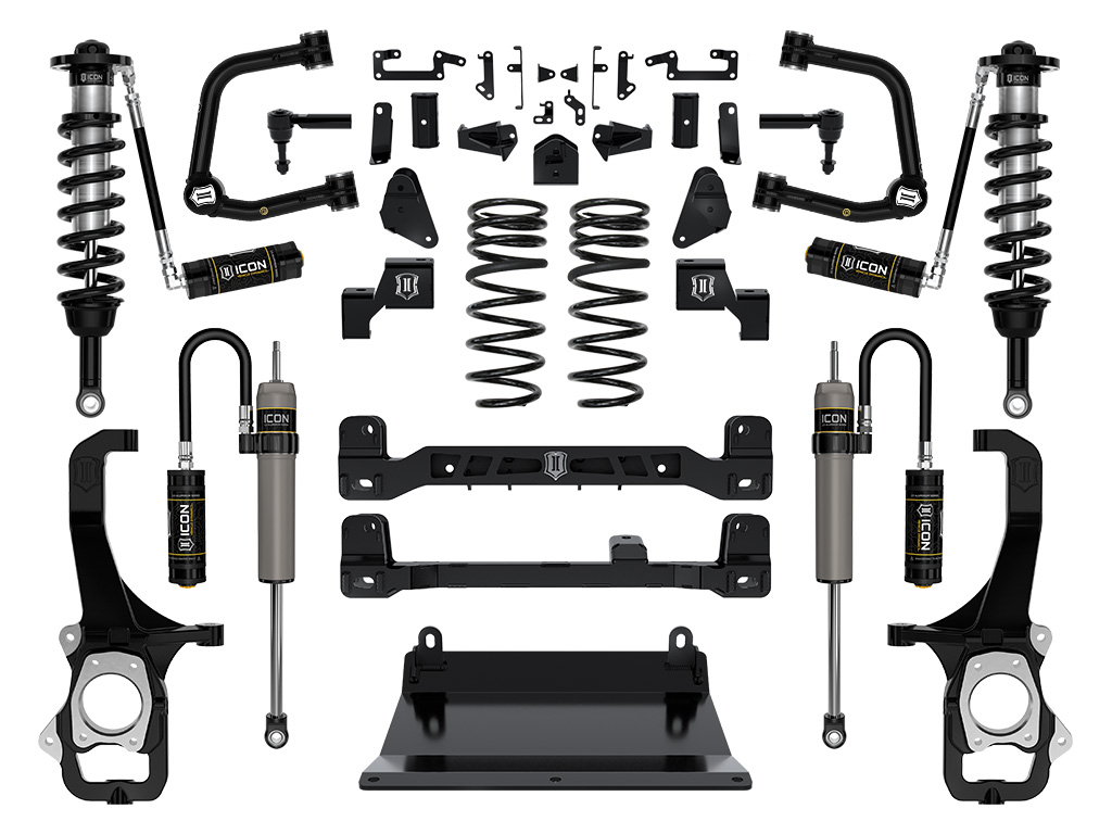 ICON 2022-2023 Toyota Tundra, 6" Lift Stage 4 Suspension System with Tubular Upper Control Arms