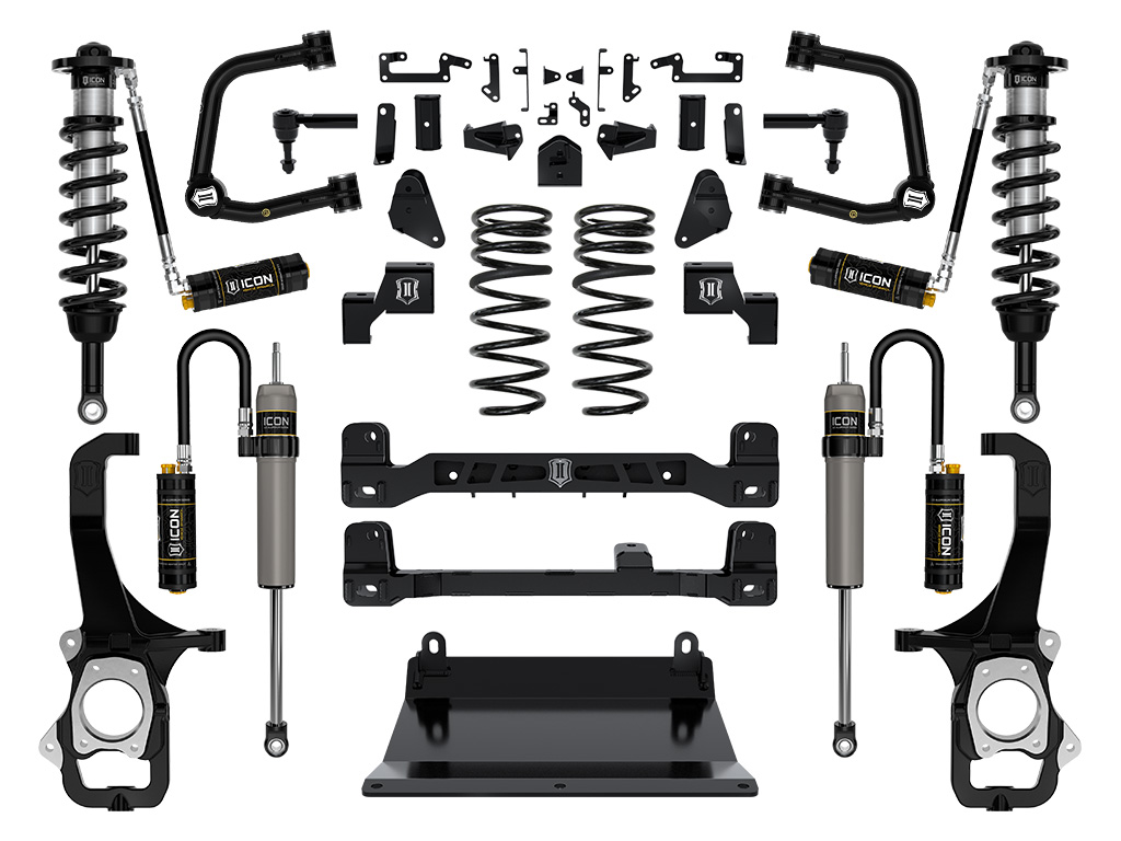 ICON 2022-2023 Toyota Tundra, 6" Lift Stage 6 Suspension System with Tubular Upper Control Arms