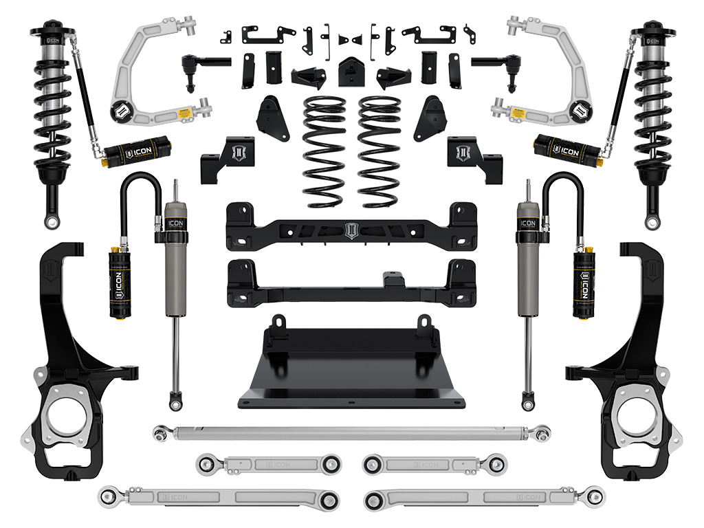 ICON 2022-2023 Toyota Tundra, 6" Lift Stage 7 Suspension System with Billet Upper Control Arms