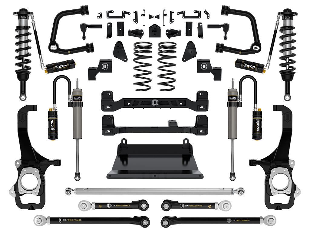 ICON 2022-2023 Toyota Tundra, 6" Lift Stage 7 Suspension System with Tubular Upper Control Arms