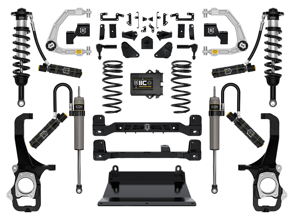 ICON 2022-2023 Toyota Tundra, 6" Lift Stage 8 Suspension System with Billet Upper Control Arms