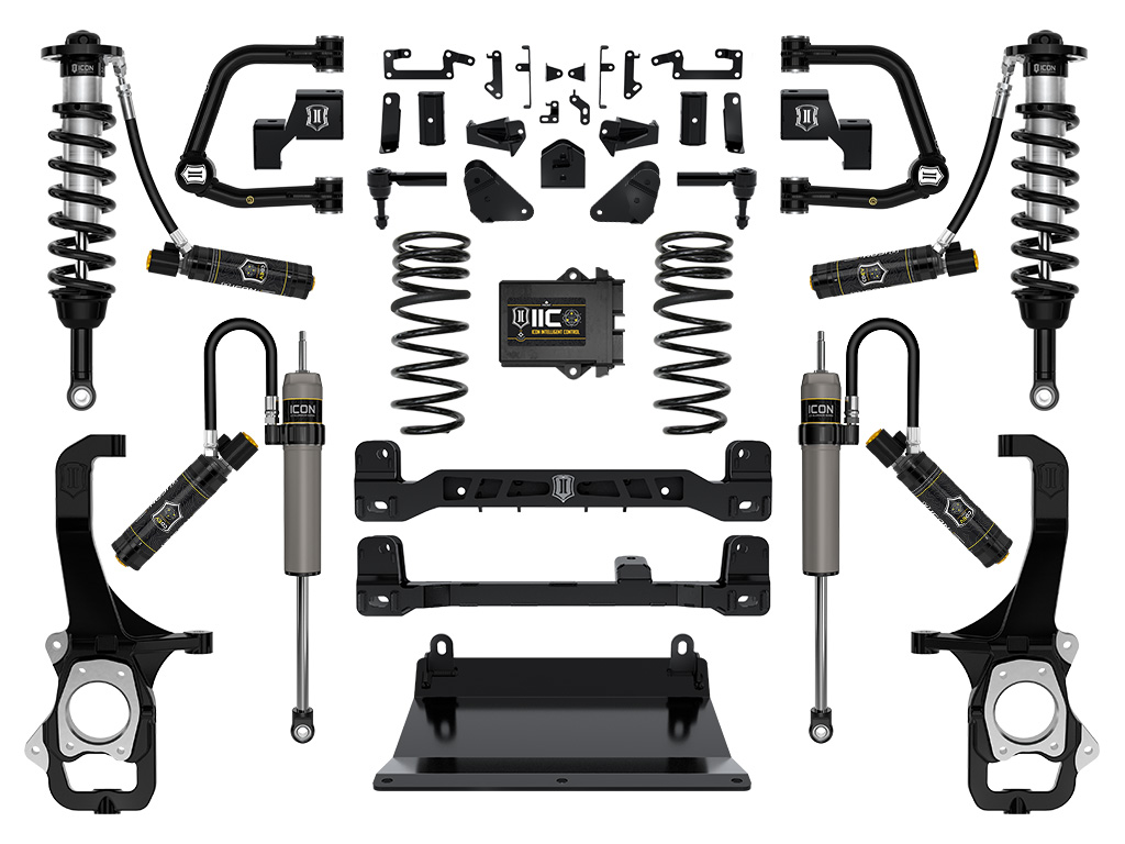 ICON 2022-2023 Toyota Tundra, 6" Lift Stage 8 Suspension System with Tubular Upper Control Arms