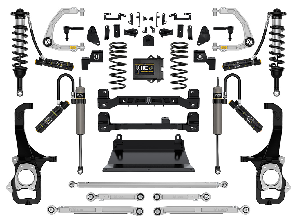 ICON 2022-2023 Toyota Tundra, 6" Lift Stage 9 Suspension System with Billet Upper Control Arms