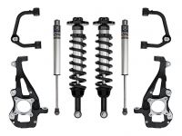 ICON 2021-2023 Ford F-150 4WD, 3.5-4.5" Lift, Stage 1 Suspension System, Tubular UCA