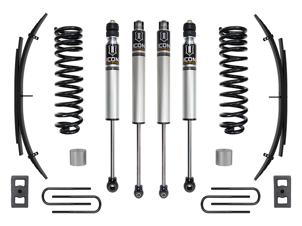 ICON 2023 Ford F-250/F-350 Super Duty 4WD Diesel, 2.5" Lift, Stage 1 Suspension System w/ Expansion Packs