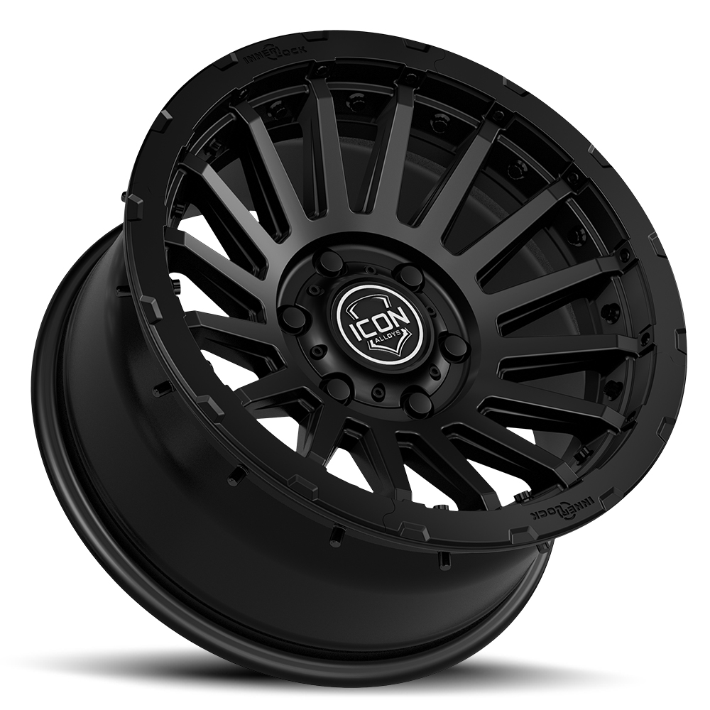 ICON Alloys Recon Pro, Satin Black, 17 x 8.5 / 5 x 150, 25mm Offset, 5.75" BS