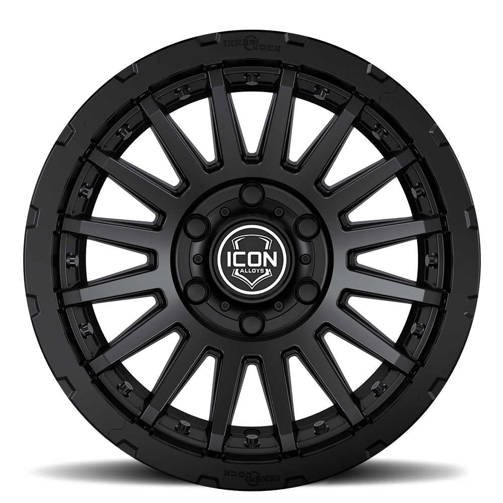 ICON Alloys Recon Pro, Satin Black, 17 x 8.5 / 6 x 135, 6mm Offset, 5" BS