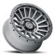 ICON Alloys Recon Pro, Charcoal, 17 x 8.5 / 8 x 170, 6mm Offset, 5" BS