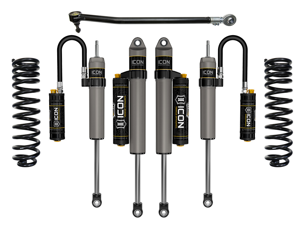 ICON 2023-2024 Ford F-250/F-350 Super Duty 4WD Gas, 2.5" Lift, Stage 4 Suspension System