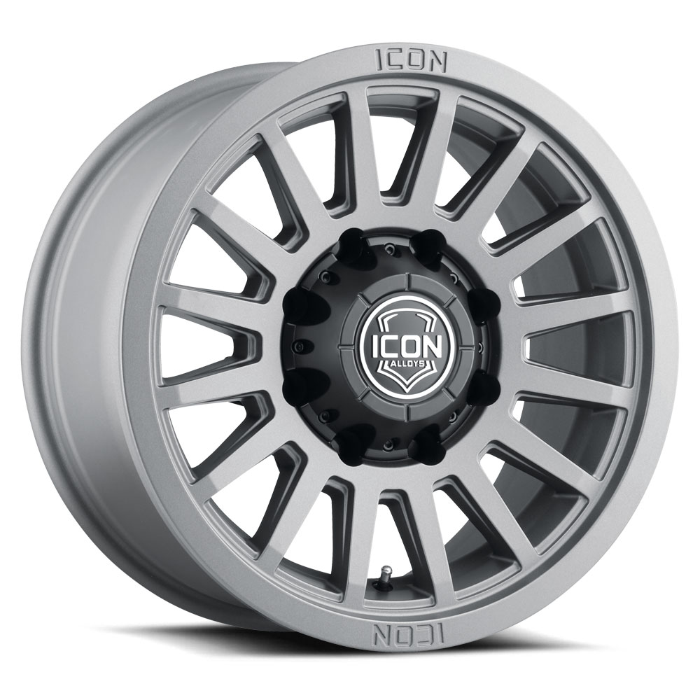 ICON Alloys Recon SLX, Charcoal, 18 x 9 / 8 x 6.5, 12mm Offset, 5.5" BS