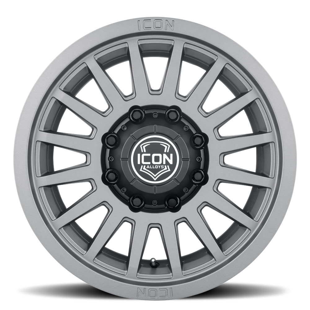 ICON Alloys Recon SLX, Charcoal, 18 x 9 / 8 x 170, 6mm Offset, 5.25" BS