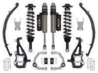 ICON 2021-2023 Ford F-150 4WD, 3.5-4.5" Lift, Stage 2 Suspension System, Billet UCA w/ Leaf Packs