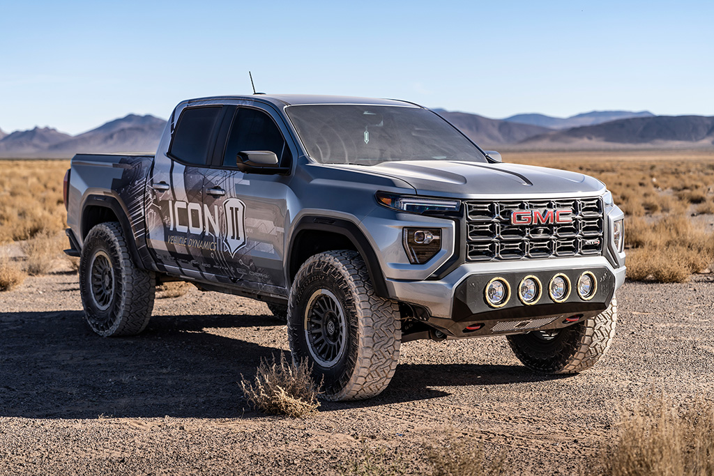 ICON 2023-2024 GMC Canyon/Chevrolet Colorado Trail Boss & ZR2, 2.5 Series Coilover Kit, Remote Reservoir w/ CDCV