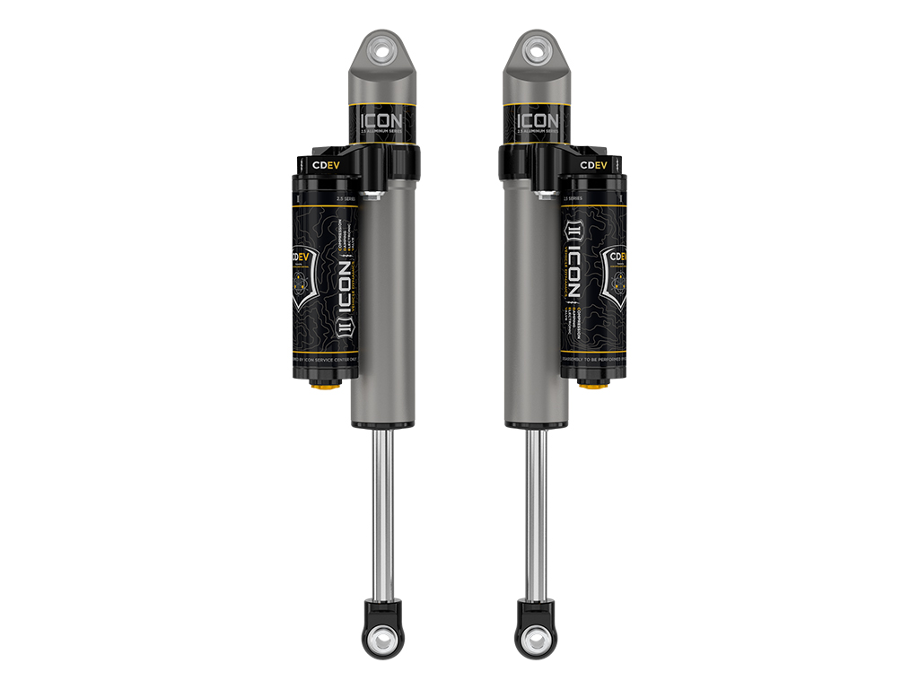 ICON 2023-2024 GMC Canyon/Chevrolet Colorado, 0-1” Lift, Rear 2.5 VS Piggyback Reservoir w/ CDEV Shocks, Pair