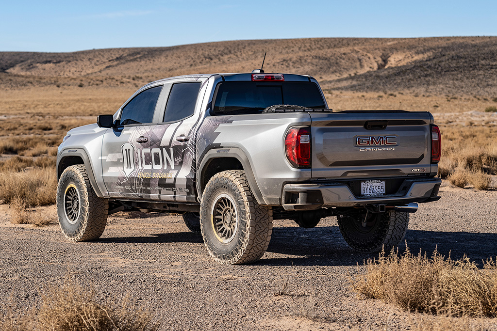 ICON 2023 GMC Canyon AT4, Denali, & Elevation/Chevrolet Colorado Trail Boss, 1.75-2.5" Lift, Stage 6 Suspension System w/ Tubular Upper Control Arms