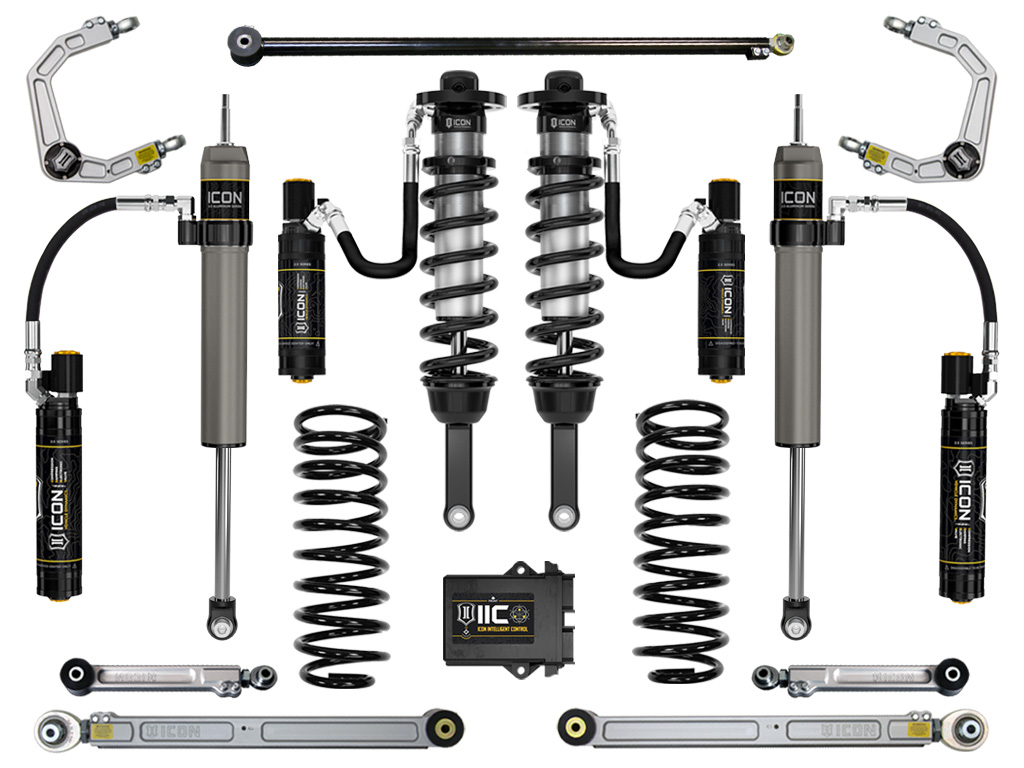 ICON 2010-2024 Toyota 4Runner, 0-3.5" Lift Stage 9 Suspension System, Billet UCA