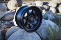 ICON Alloys Nuevo, Satin Black, 17 x 8.5 / 6 x 5.5, 0mm Offset, 4.75" BS