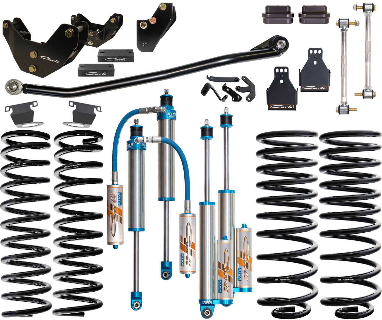 Carli Pintop Leveling System, Base, 2” Lift, 14-18 Ram PowerWagon, Gas, R1 Coil