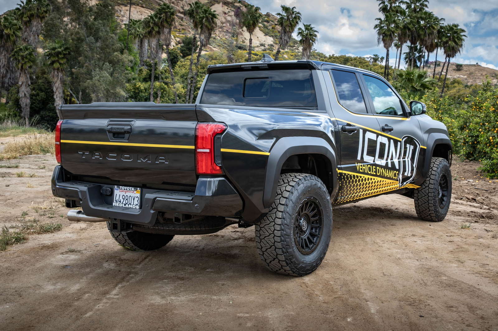 ICON 2024 Toyota Tacoma, 0-1” Lift, Rear, V.S. 2.5 Aluminum Series, Remote Reservoir Shocks, Pair