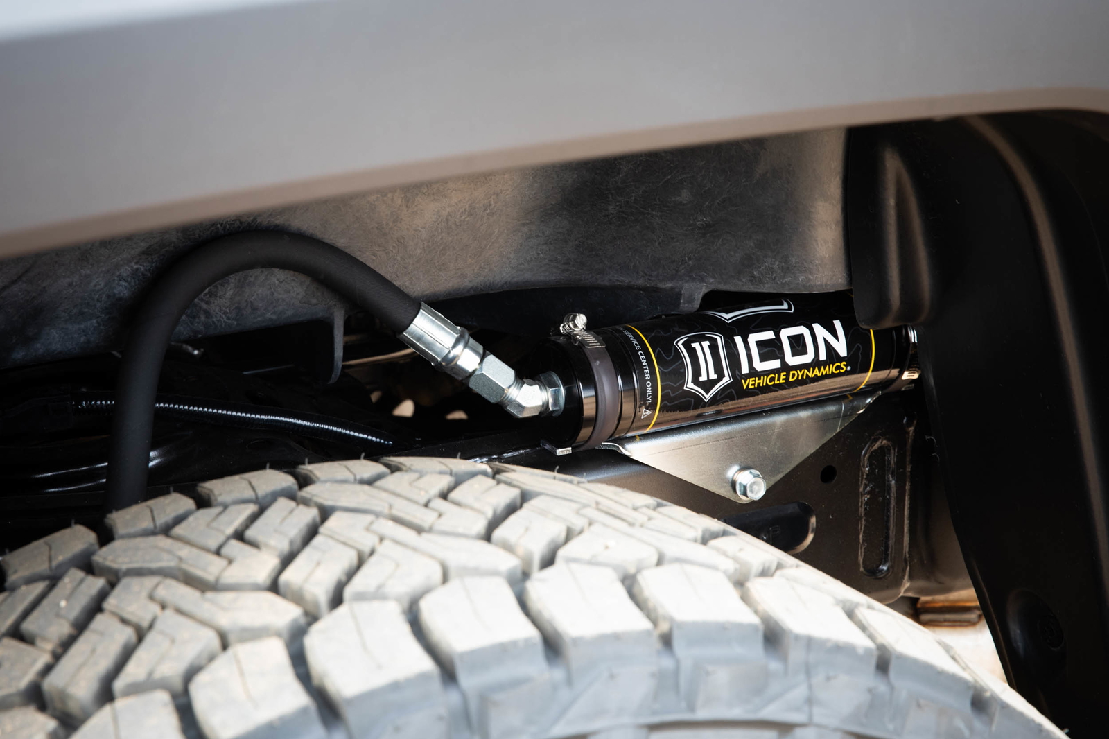 ICON 2024 Toyota Tacoma, 0-1” Lift, Rear, V.S. 2.5 Aluminum Series, Remote Reservoir Shocks, Pair