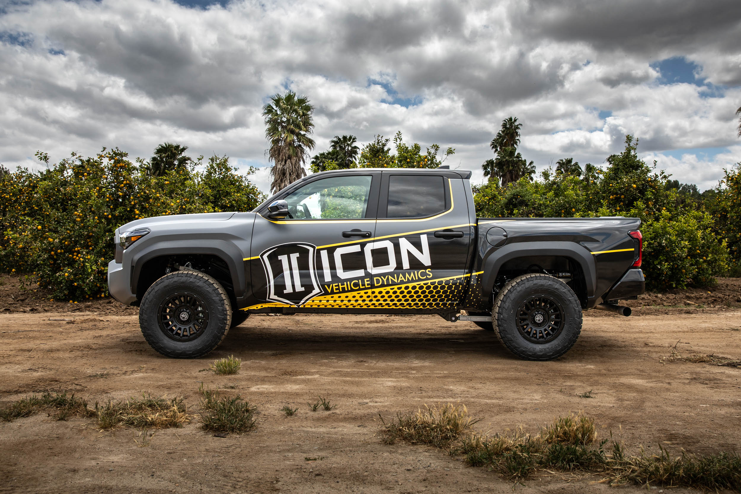 ICON 2024 Toyota Tacoma, 0-1” Lift, Rear, V.S. 2.5 Aluminum Series, Remote Reservoir Shocks, Pair