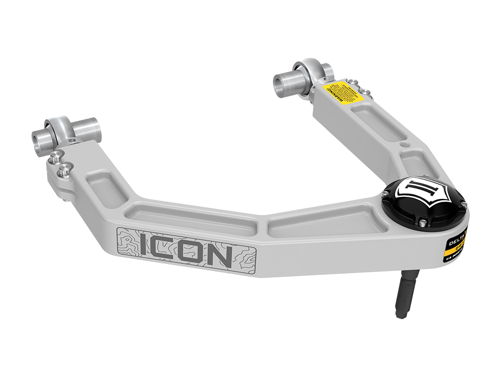 ICON 2024 Toyota Tacoma/2024 Toyota Land Cruiser 250 Series/2024 Lexus GX550, Front, Billet Upper Control Arms w/ Delta Joint Pro