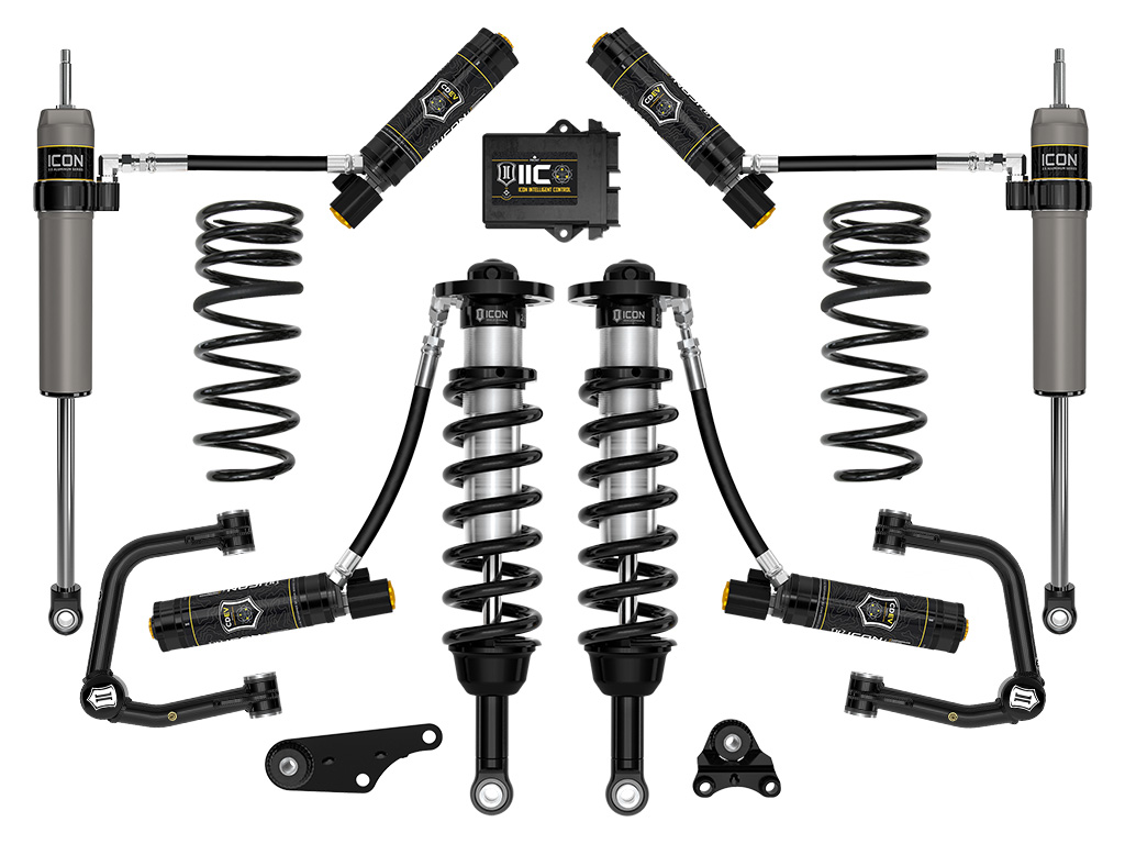 ICON 2024 Toyota Tacoma 1.25-3" Lift, Stage 6 Suspension System, Tubular UCA w/ Triple Rate Rear Springs