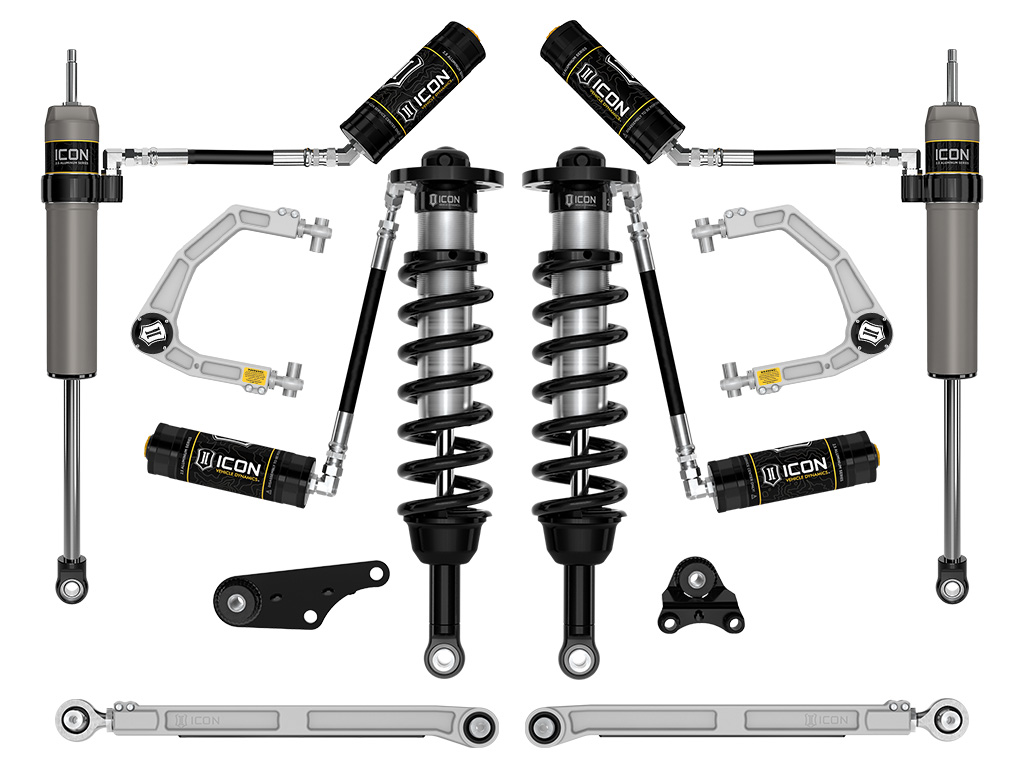 ICON 2024 Toyota Tacoma 1.25-3" Lift, Stage 7 Suspension System, Billet UCA