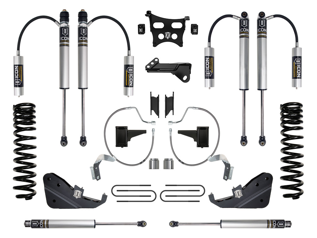 ICON 2023 Ford F-250/F-350 Super Duty 4WD Diesel, 4.5" Lift, Stage 2 Suspension System