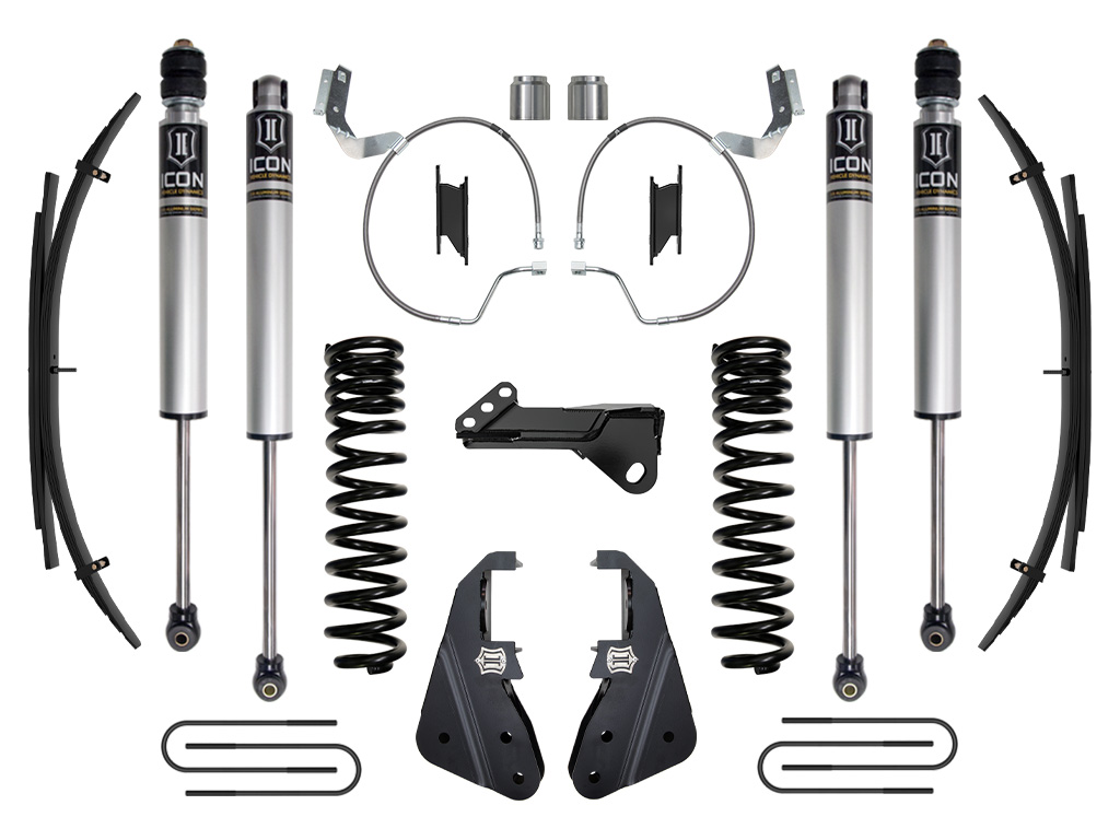 ICON 2023 Ford F-250/F-350 Super Duty 4WD Gas, 4.5" Lift, Stage 1 Suspension System w/ Expansion Packs