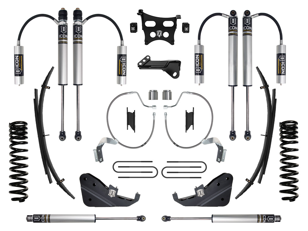 ICON 2023 Ford F-250/F-350 Super Duty 4WD Gas, 4.5" Lift, Stage 2 Suspension System w/ Expansion Packs