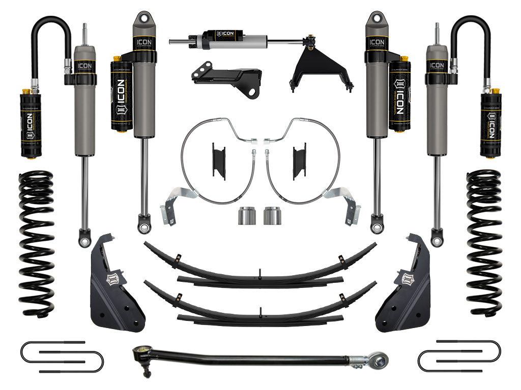 ICON 2023-2024 Ford F-250/F-350 Super Duty 4WD Gas, 4.5" Lift, Stage 5 Suspension System w/ Expansion Packs