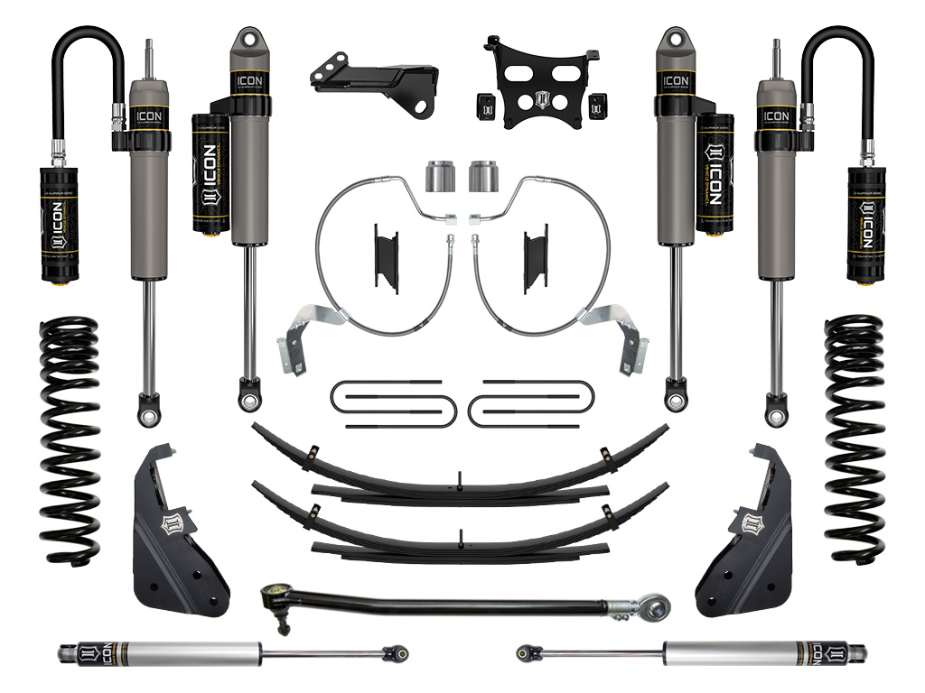 ICON 2023 Ford F-250/F-350 Super Duty 4WD Diesel, 4.5" Lift, Stage 4 Suspension System w/ Expansion Packs