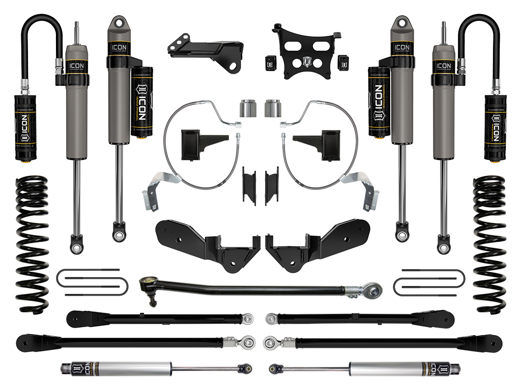 ICON 2023 Ford F-250/F-350 Super Duty 4WD Diesel, 4.5" Lift, Stage 6 Suspension System