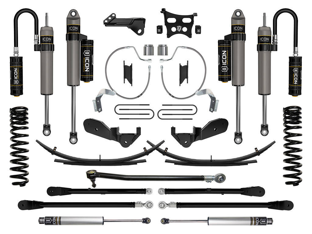 ICON 2023 Ford F-250/F-350 Super Duty 4WD Diesel, 4.5" Lift, Stage 6 Suspension System w/ Expansion Packs