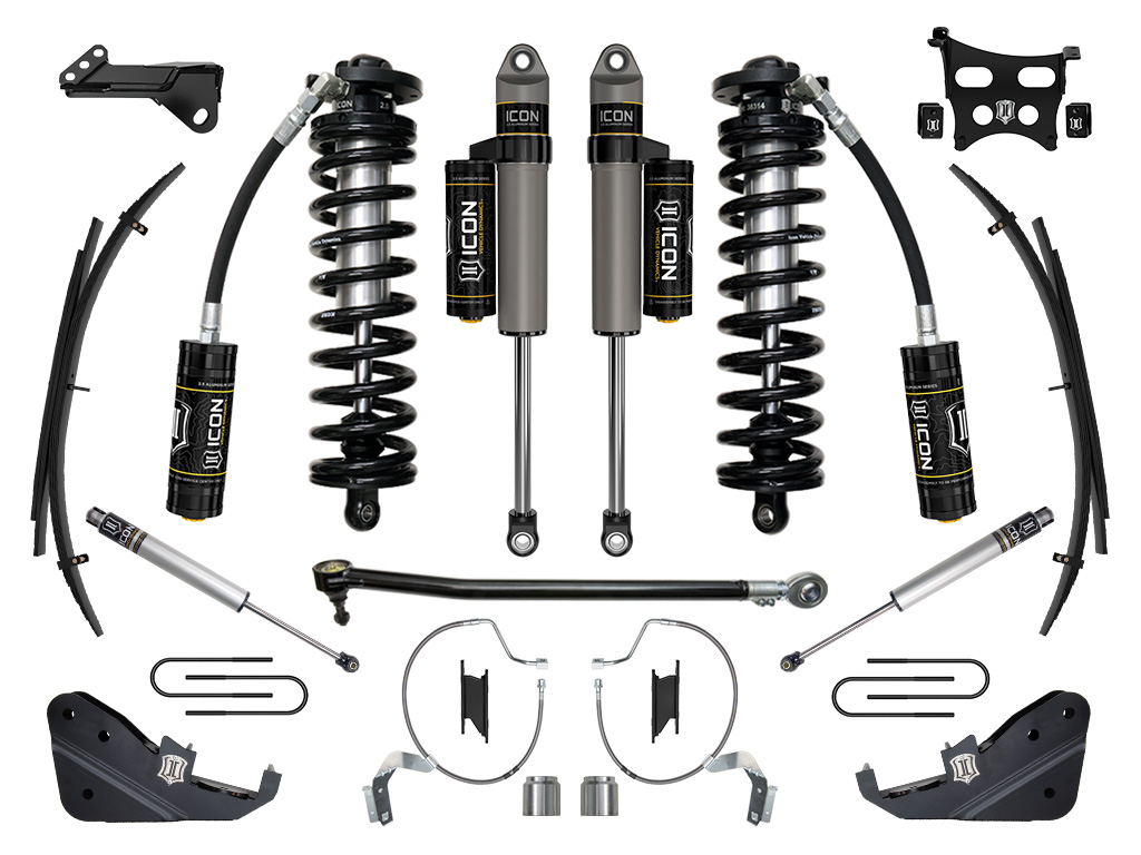 ICON 2023 Ford F-250/F-350 Super Duty 4WD, 4-5.5" Lift, Stage 4 Coilover Conversion System w/ Expansion Packs