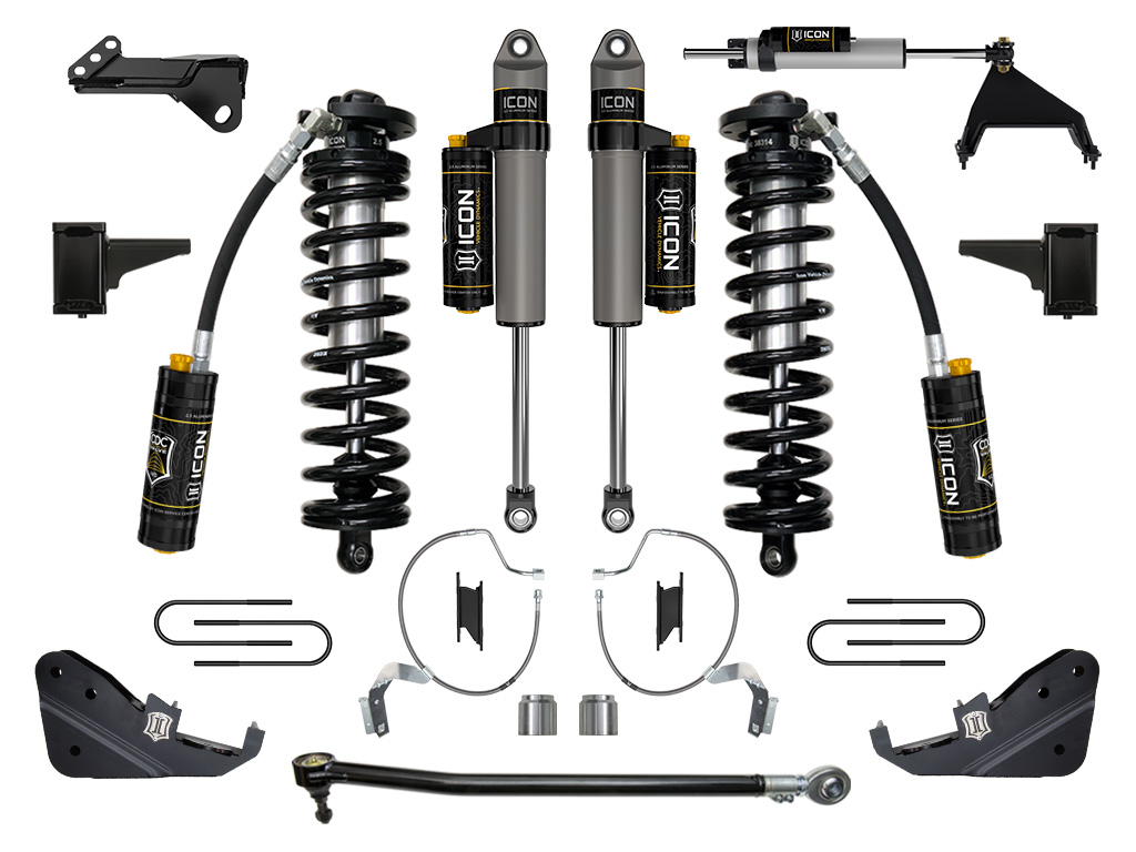 ICON 2023 Ford F-250/F-350 Super Duty 4WD, 4-5.5" Lift, Stage 5 Coilover Conversion System