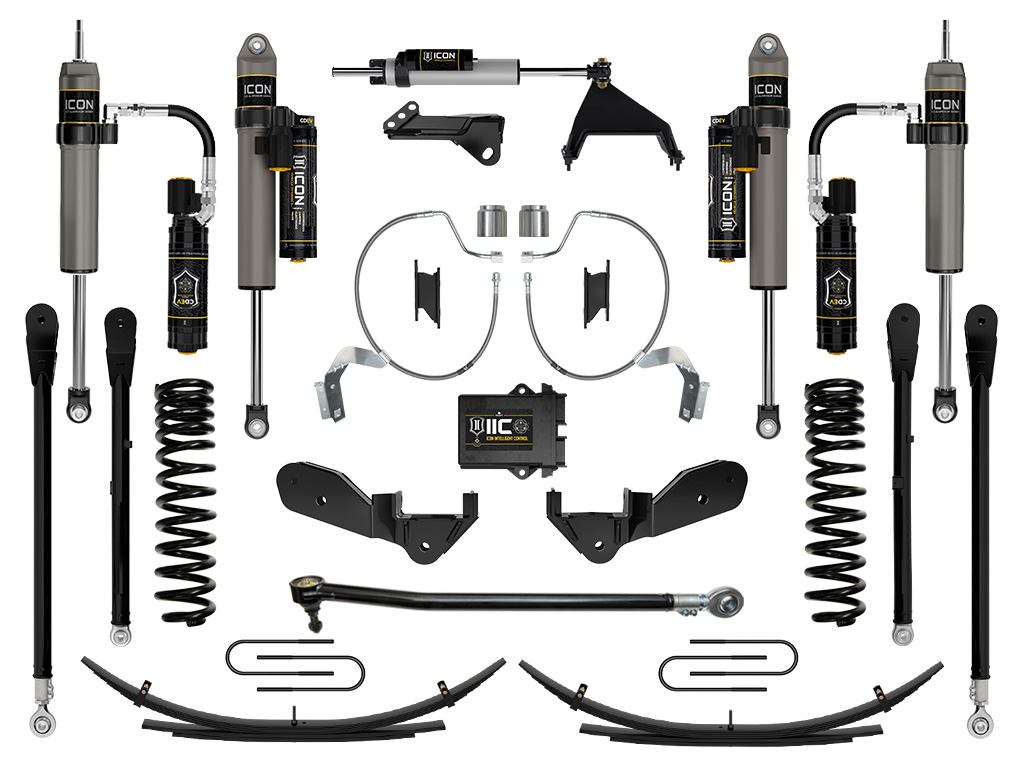 ICON 2023 Ford F-250/F-350 Super Duty 4WD Gas, 4.5" Lift, Stage 8 Suspension System w/ Expansion Packs