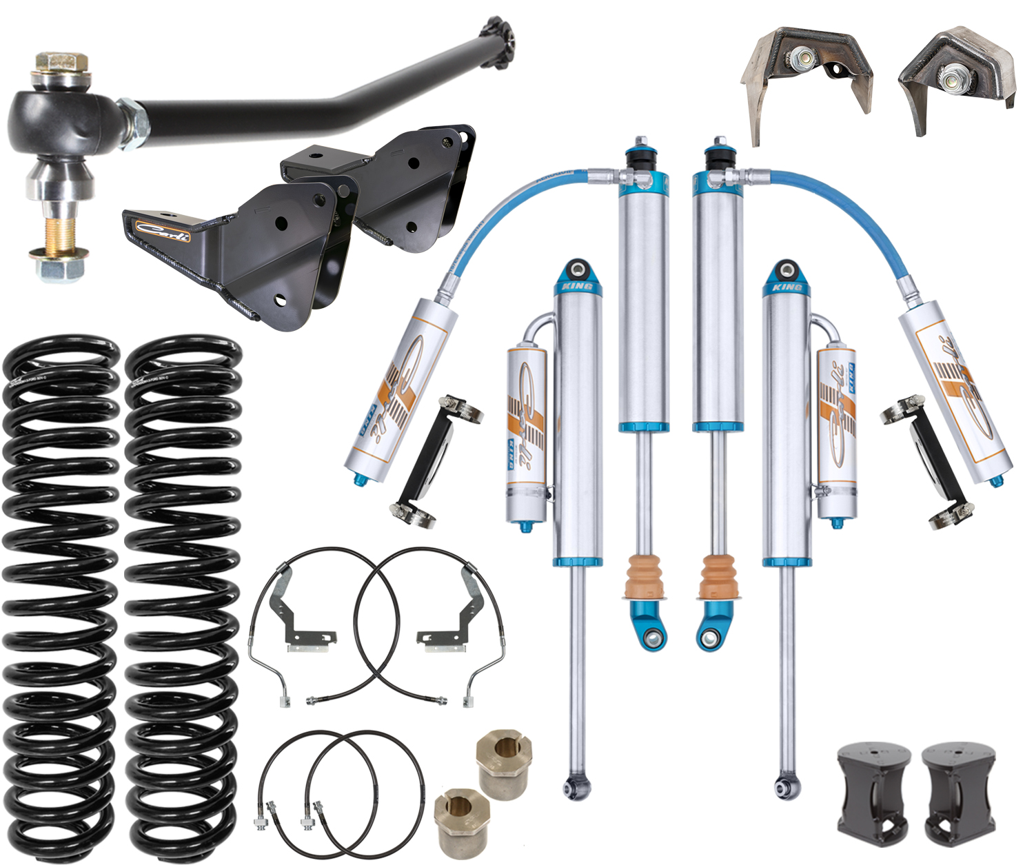 Carli Dominator 3.0 System, 4.5/5.5″ Lift, 2203+ Ford F250/F350, Diesel, 4x4