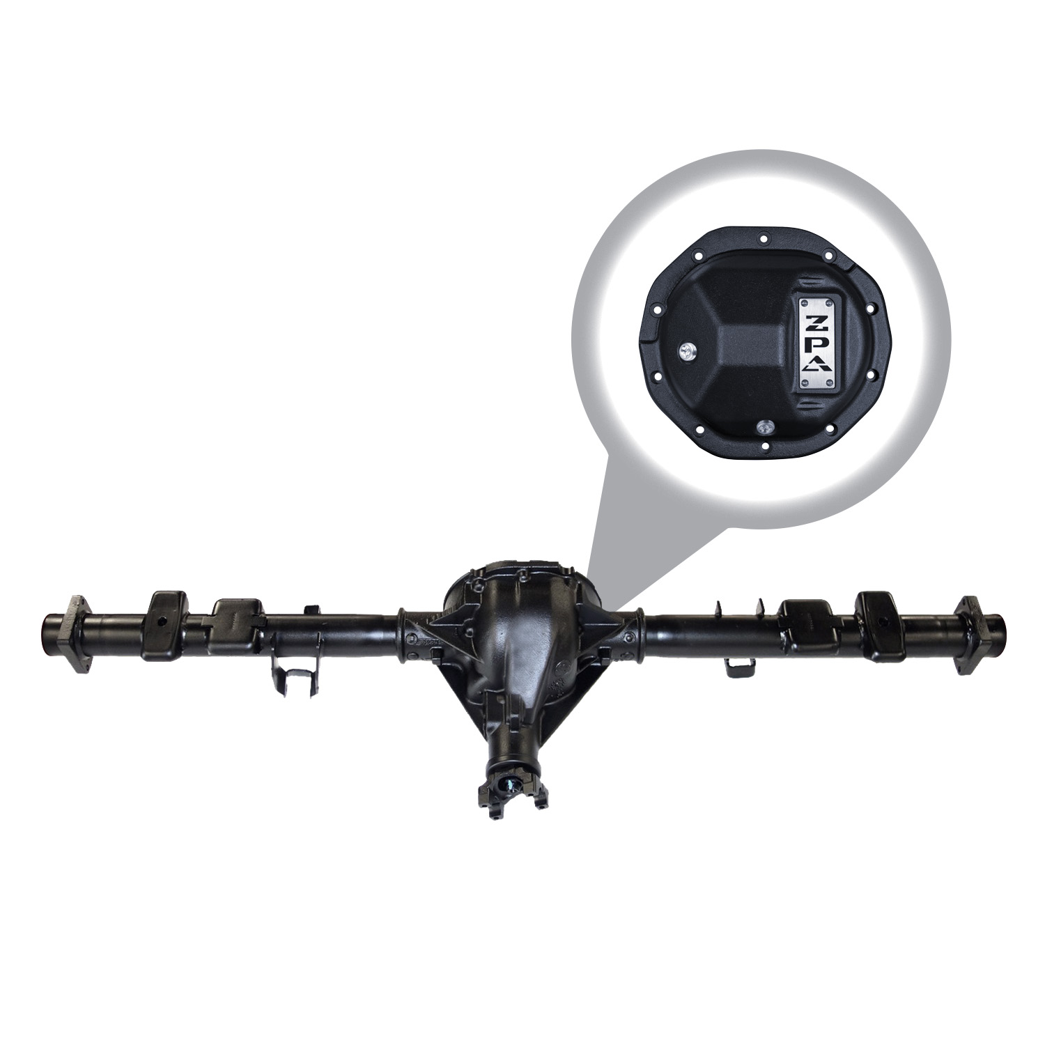 Zumbrota Performance Axle, Rear Axle Assembly, GM 8.6, '05-'07 GM 1500 Pickup, 4.56 Ratio, Open