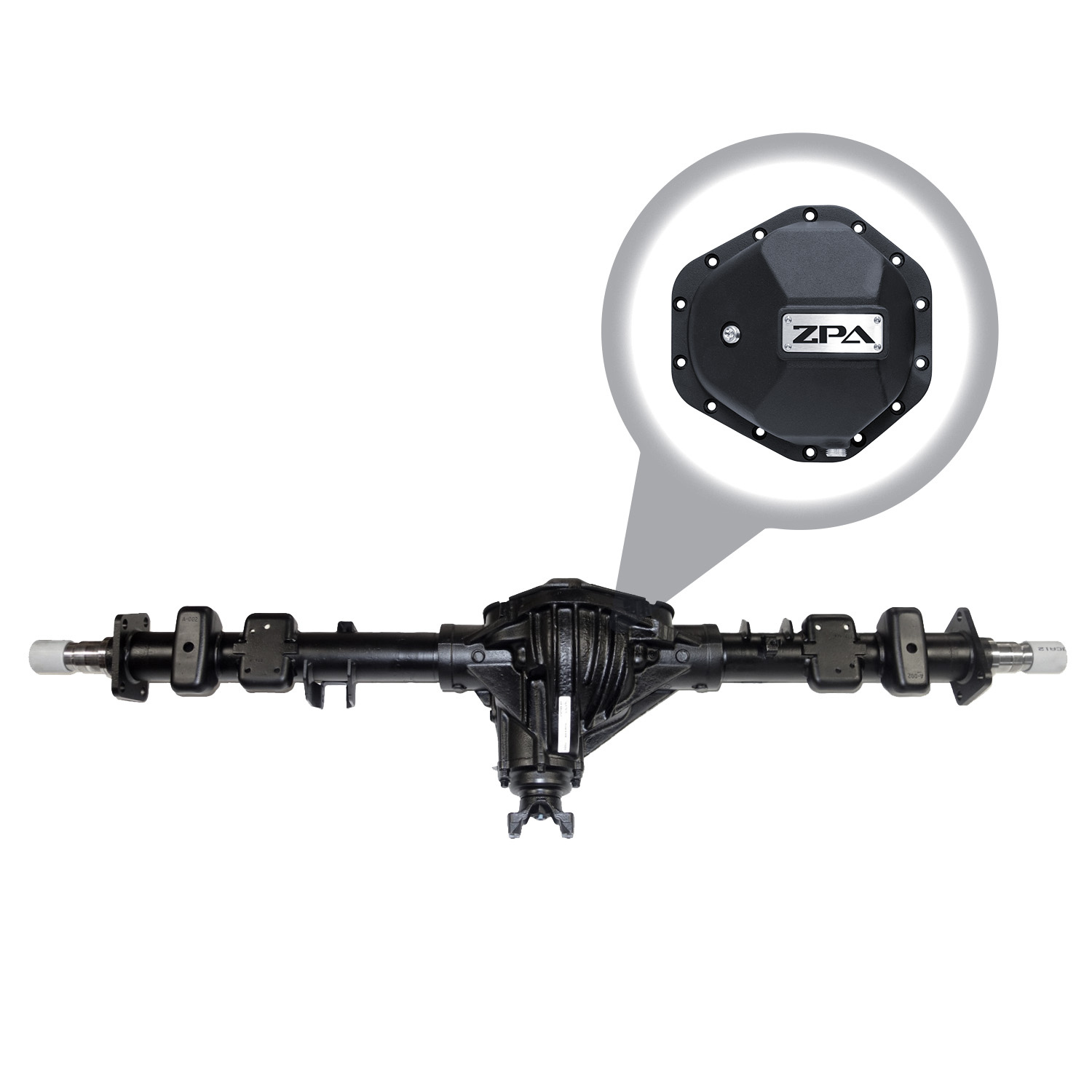 Zumbrota Performance Axle, Rear Axle Assembly, GM 10.5" 14 bolt Full Float, '07-'10 GM 2500 Pickup, 4.56 Ratio, Duragrip