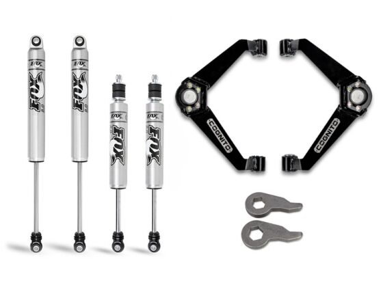 Cognito 3-Inch Performance Leveling Kit With Fox PS 2.0 IFP Shocks for 2001-2010 Silverado/Sierra 2500-3500 2WD/4WD