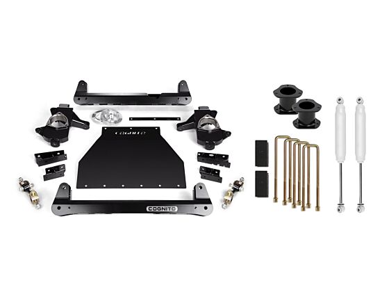 Cognito 4-Inch Standard Lift Kit for 2007-2018 Silverado/Sierra 1500 2WD/4WD With OEM Cast Steel Control Arms