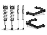 Cognito 3-Inch Performance Ball Joint Leveling Kit With Fox PS Coilover 2.0 IFP Shocks for 2019-2024 Silverado/Sierra 1500 2WD/4WD