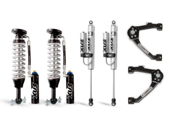 Cognito 3-Inch Elite Leveling Kit with Fox FSRR Shocks For 2014-2018 Silverado/Sierra 1500 2WD/4WD With OEM Cast Aluminum/ Stamped Steel Control Arms