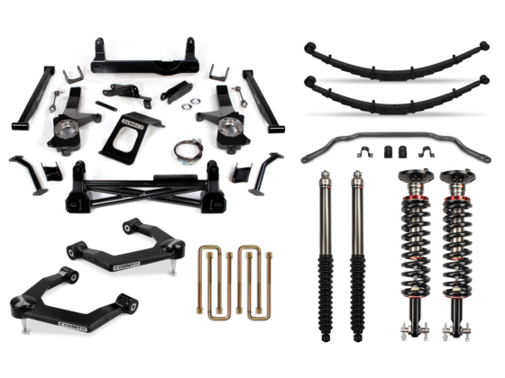 Cognito 8-Inch Performance Lift Kit with Elka 2.0 IFP Shocks for 2019-2024 Silverado/Sierra 1500 2WD/ 4WD, Including AT4 and Trail Boss