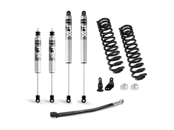 Cognito 2-inch Performance Leveling Kit with Fox PS 2.0 IFP Shocks for 2017-2024 Ford Super Duty F-450 Trucks