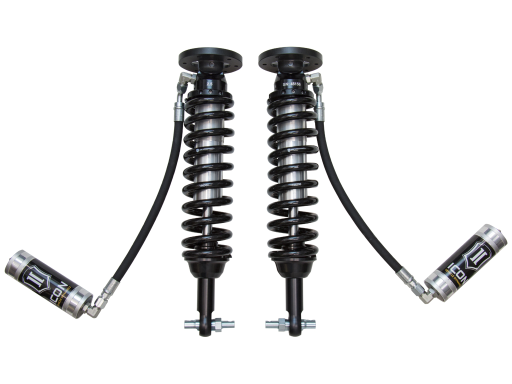 ICON 15-20 Ford F150 2WD 1.75-3” Lift Front 2.5 VS Remote Reservoir Coilover Kit