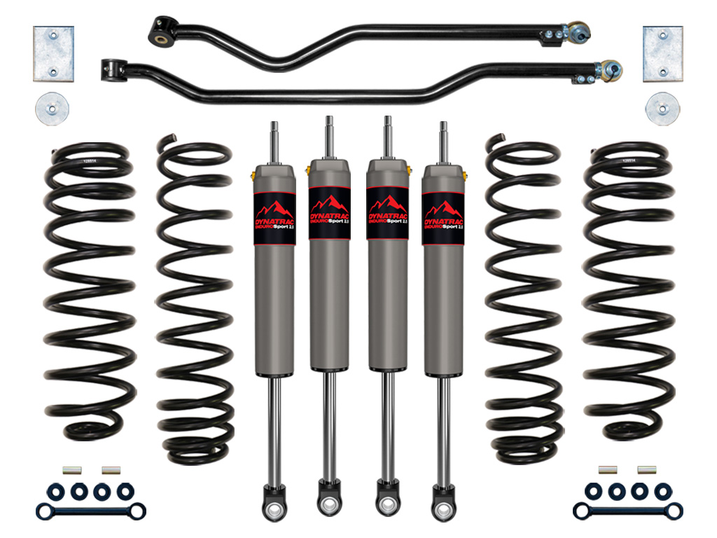 Dynatrac 2007-2018 Jeep Wrangler JK, 3" Suspension Lift System 4