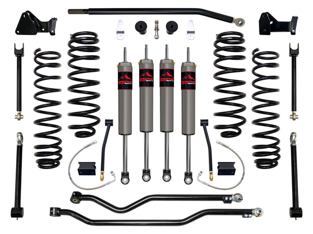 Dynatrac 2007-2018 Jeep Wrangler JK, 4.5" Suspension Lift System 4